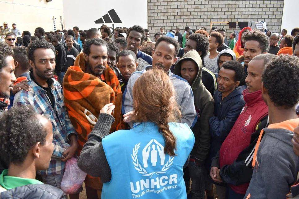 Pencari suaka di Libya. (UNHCR.org)
