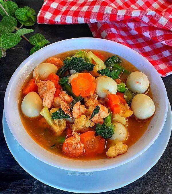 Capcay telur (Instagram.com/mienna_nana)