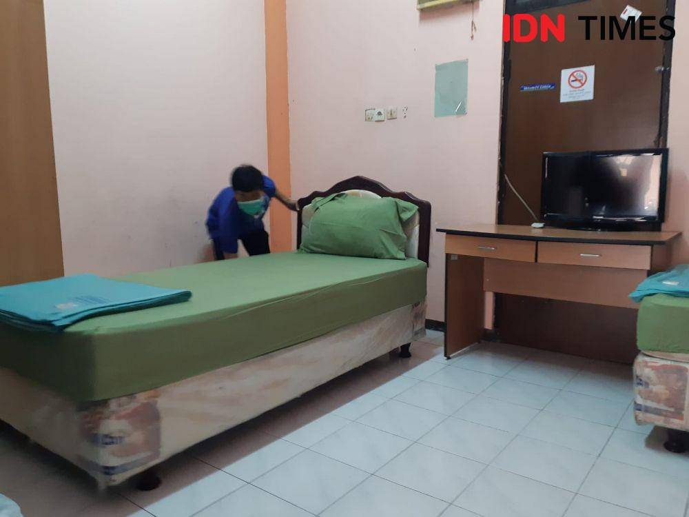 Persiapan kamar untuk CJH. IDN Times/Ardiansyah Fajar.