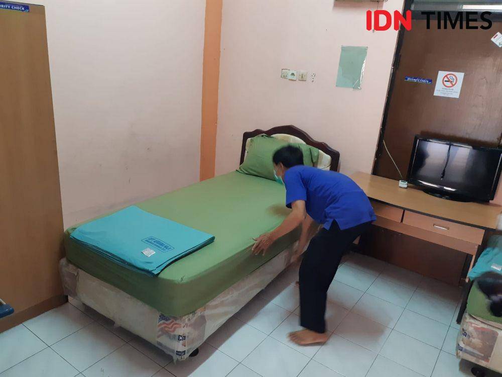 Persiapan kamar untuk CJH. IDN Times/Ardiansyah Fajar.