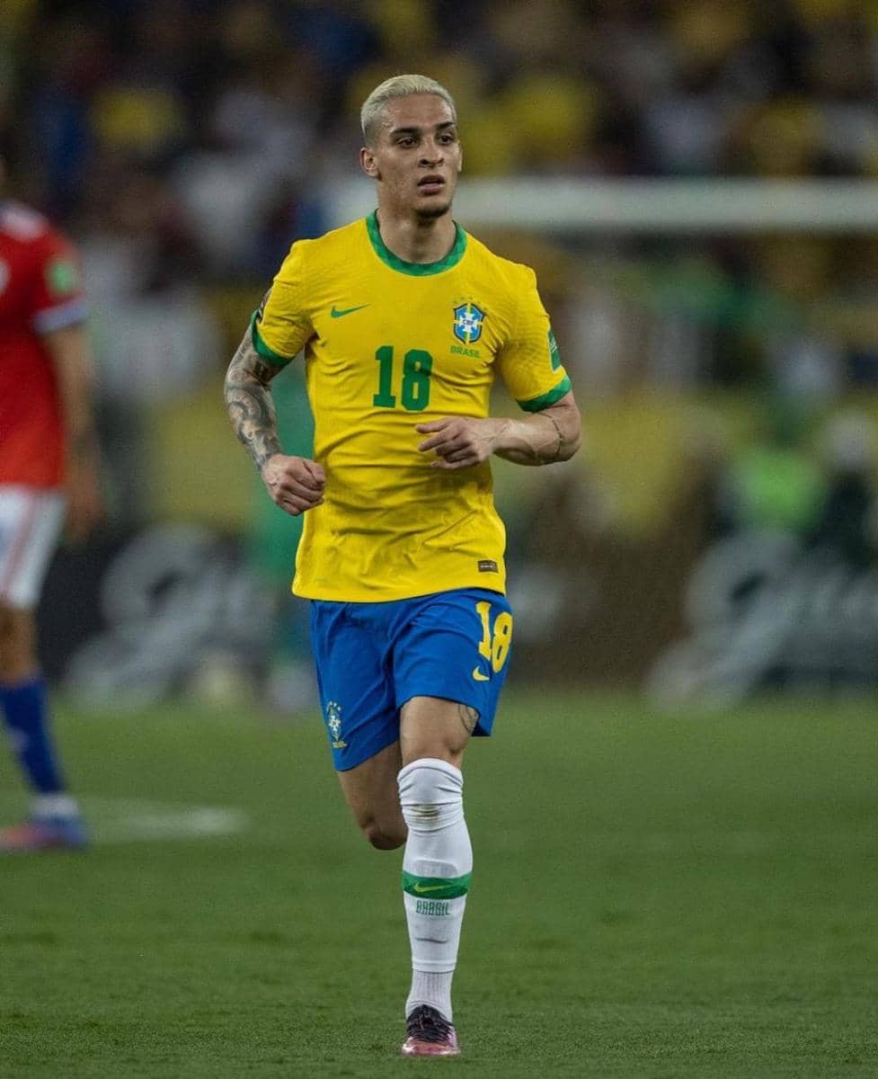 Antony bersama timnas Brasil (instagram.com/antony00)