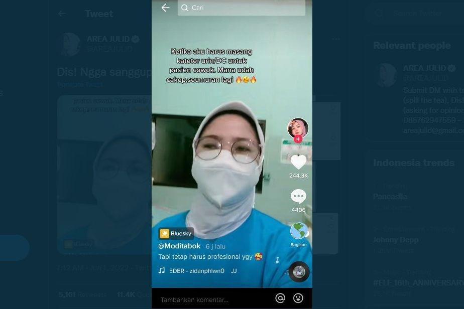 Viral Mahasiswi Keperawatan Unggah Konten Bernada Pelecehan