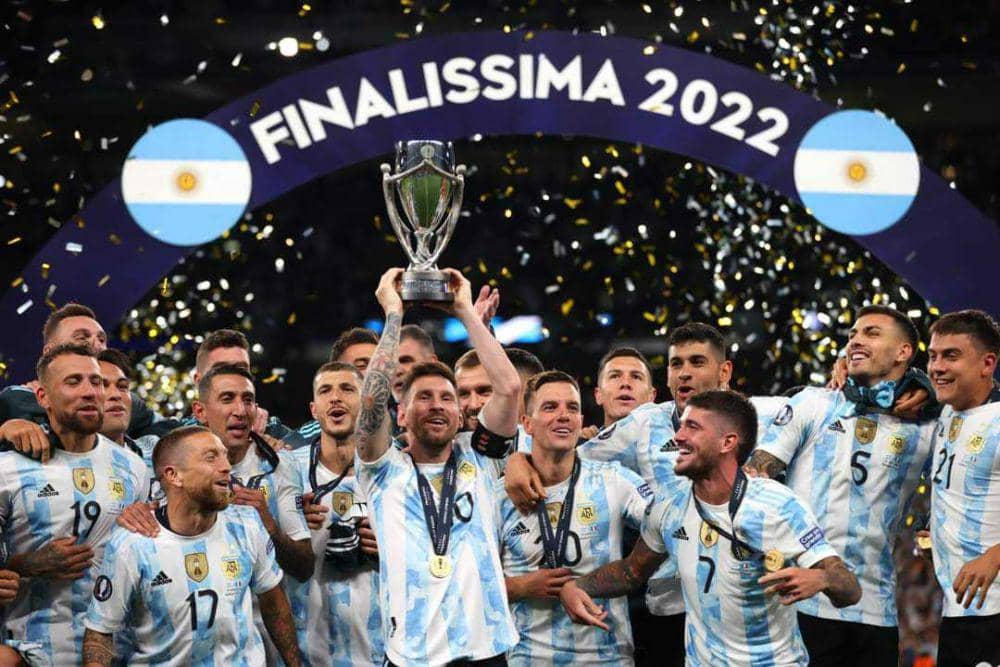 9 Potret Kemeriahan Argentina Rayakan Juara Finalissima 2022