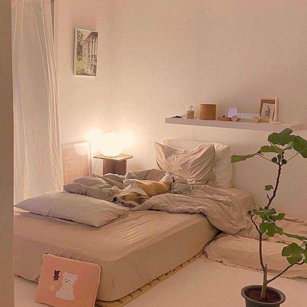 kamar tidur ala Korea (instagram.com/ardor_idn)