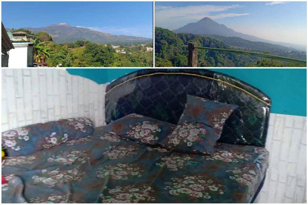 kolase kamar dan view dari villa Barokah (youtube.com/East Java Tourism)