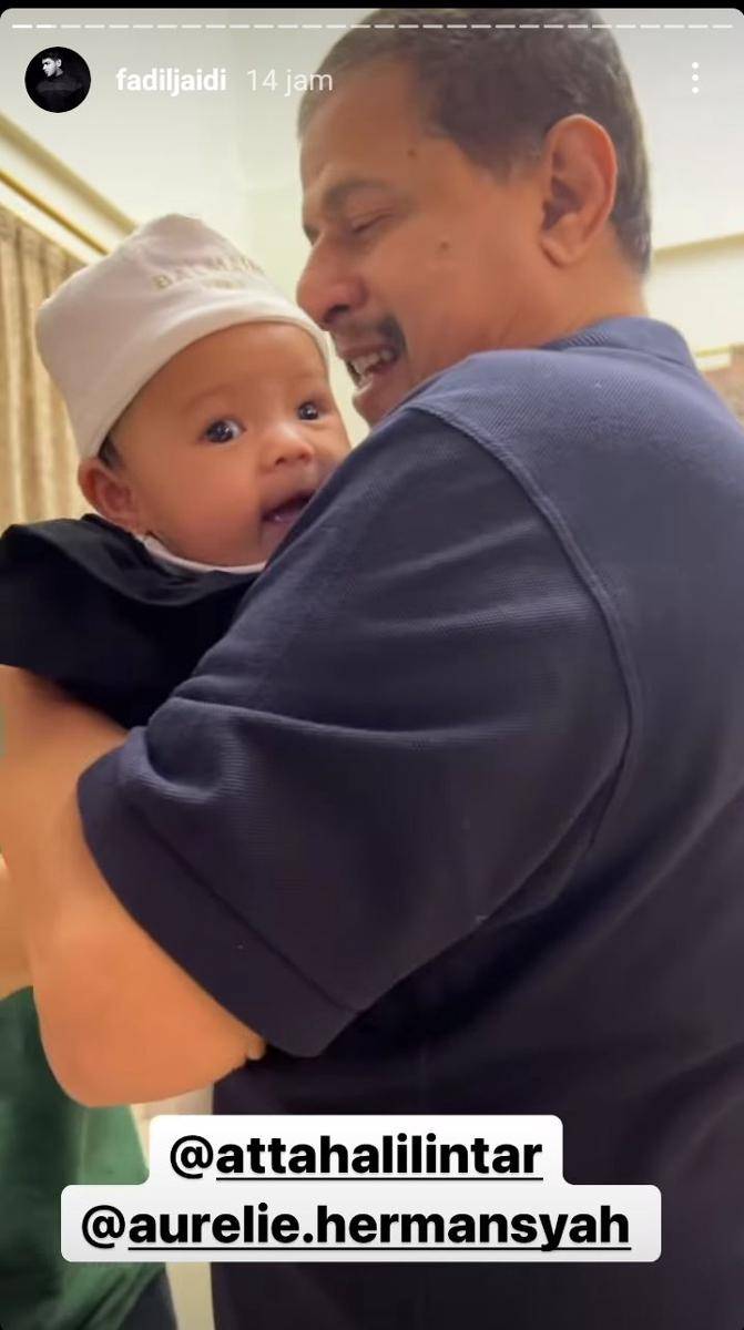 potret baby Ameena (instagram.com/fadiljaidi)