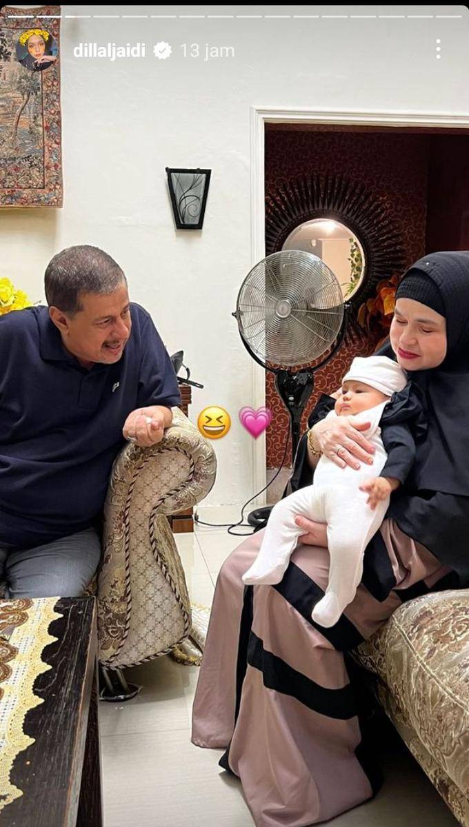 potret baby Ameena (instagram.com/dillaljaidi)