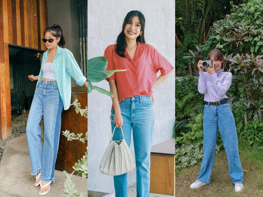 refrensi OOTD dengan celana jeans ala Maprang Alrisa (instagram.com/alrisaa)