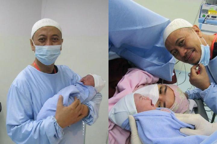10 Momen Persalinan Anak Kedua Opick dan Bebi Silvana, Penuh Haru!