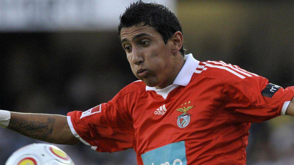 potret Angel Di Maria berseragam Benfica (skysports.com)