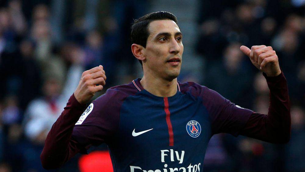 potret Angel Di Maria berseragam PSG (skysports.com)