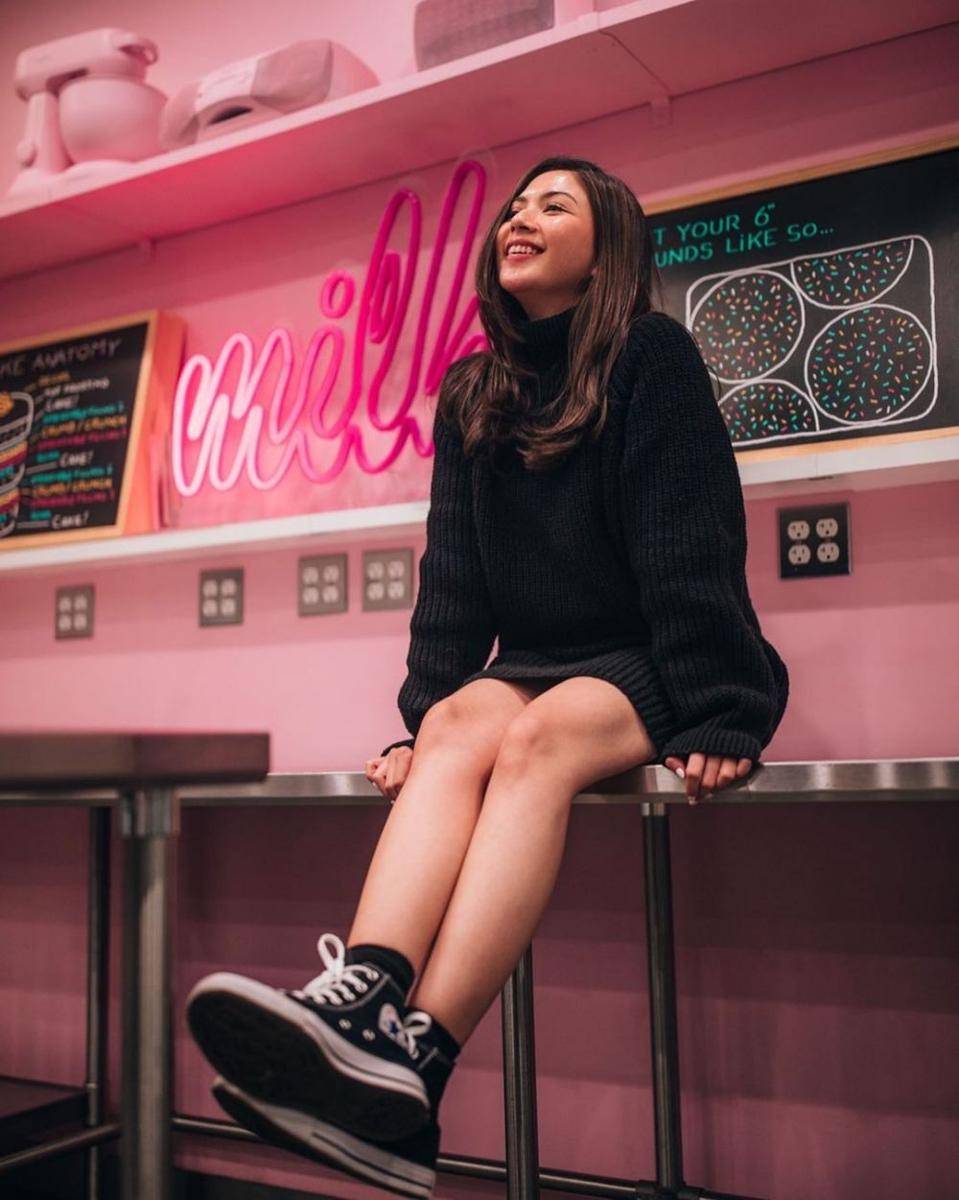 outfit serba hitam ala Jessica Mila (instagram.com/jscmila)