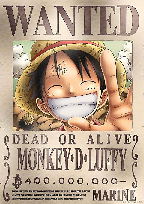poster bounty Luffy. (dok. Toei Animation/One Piece)