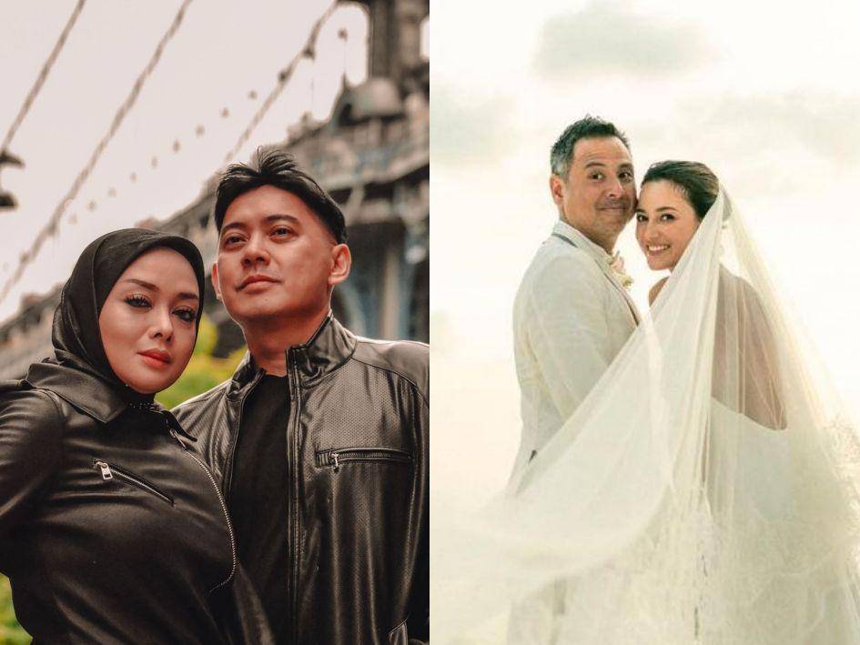 pasangan artis yang menikah di luar negeri (instagram.com/d.vviiin l instagram.com/julstelle)