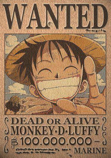 poster bounty Luffy. (dok. Toei Animation/One Piece)