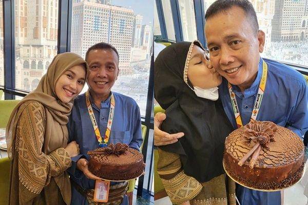 ultah ayah Ayu Ting Ting saat umrah (instagram.com/ayutingting92)
