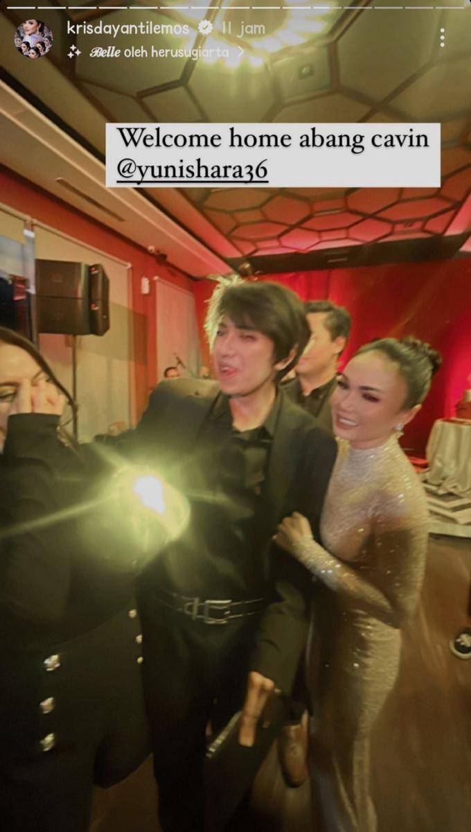 Momen ultah Yuni Shara. (instagram.com/krisdayantilemos)