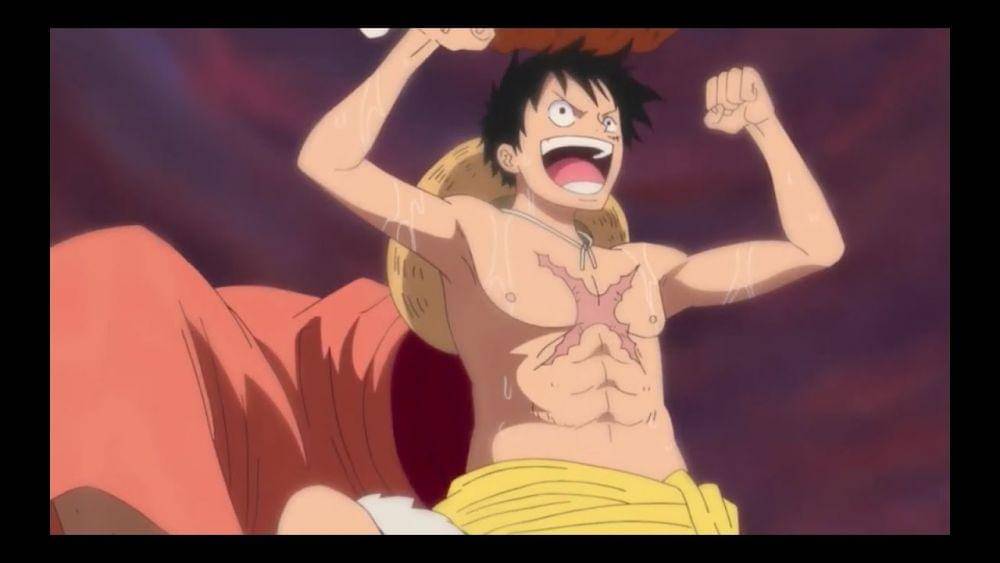"Centaur" Luffy dan kaki Kin'emon. (Dok. Toei Animation/One Piece)