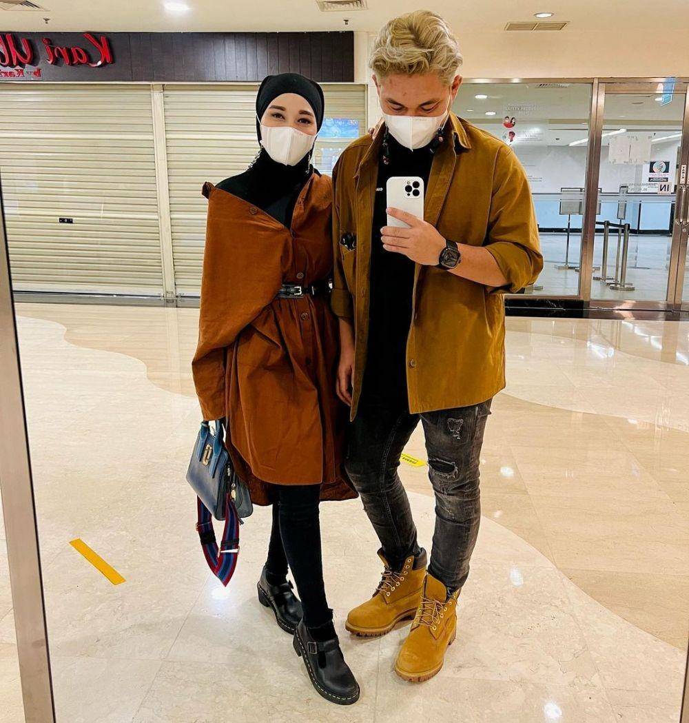 OOTD Rizal Armada dan Monica Imas (instagram.com/monicaimas)