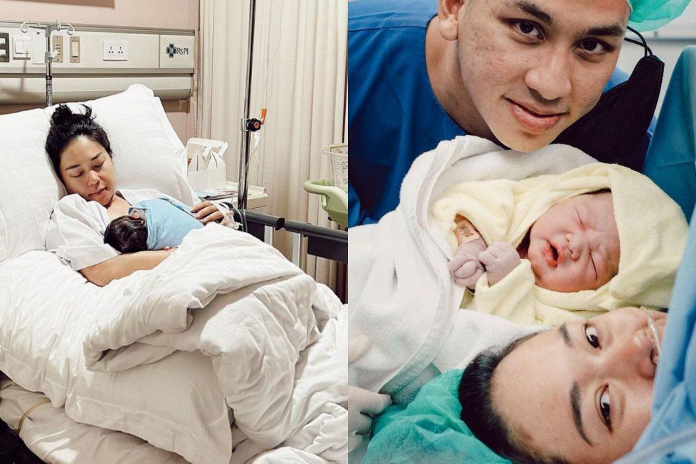 9 Potret Ayla Dimitri Melahirkan Anak Pertama, Penuh Haru
