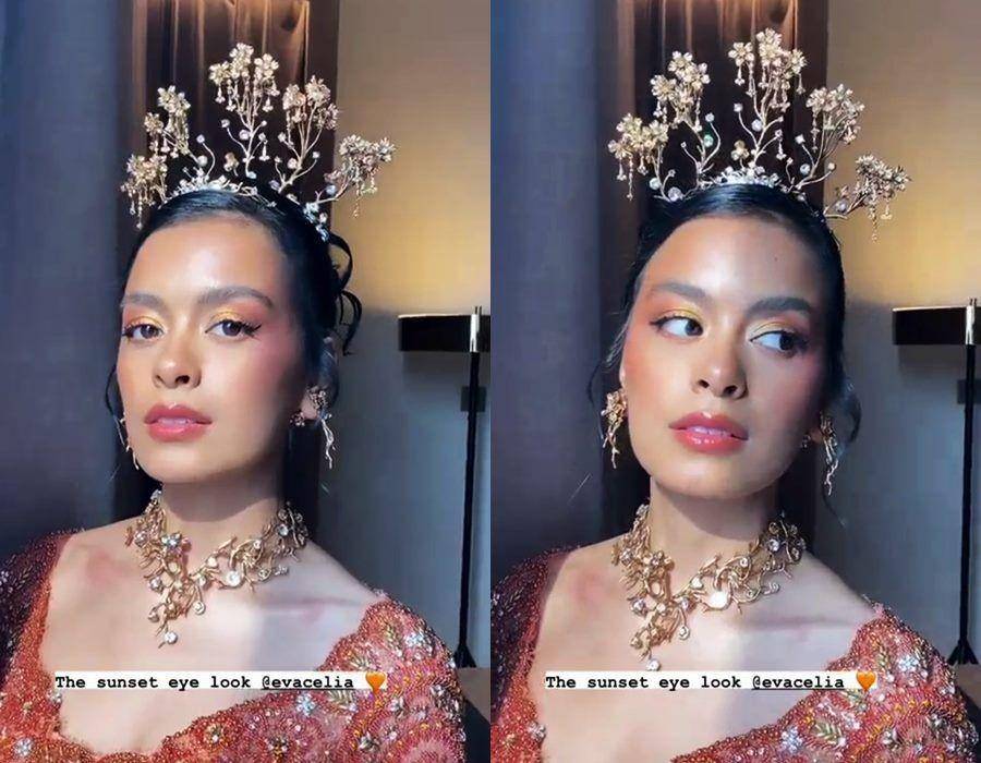resepsi pernikahan Eva Celia (instagram.com/vagueskin)