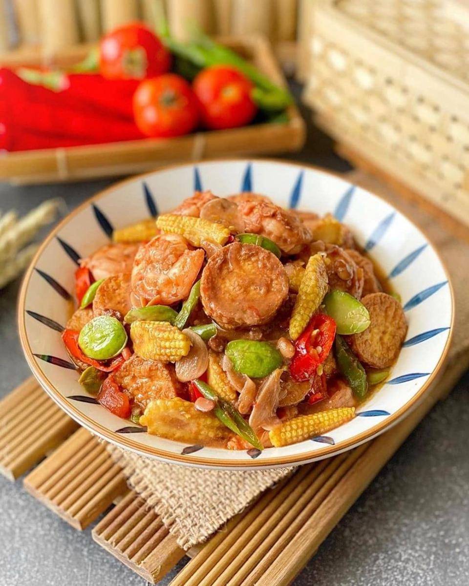ilustrasi tahu yang dimasak dengan tauco (instagram.com/movupgyo)