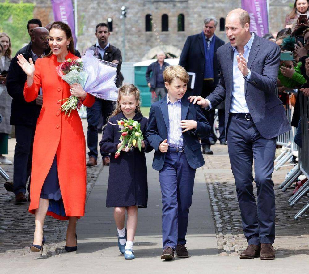 Catherine Middleton, Princess Charlotte, Prince George, Prince William (instagram.com/chrisjacksongetty)