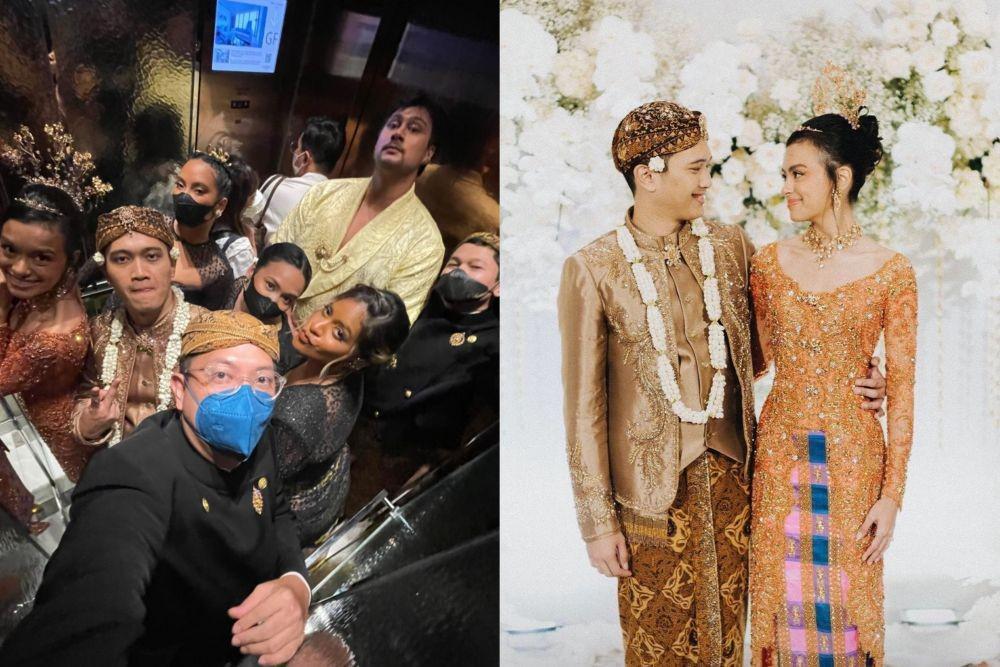 10 Potret Tamu Artis di Pernikahan Eva Celia dan Demas Narawangsa