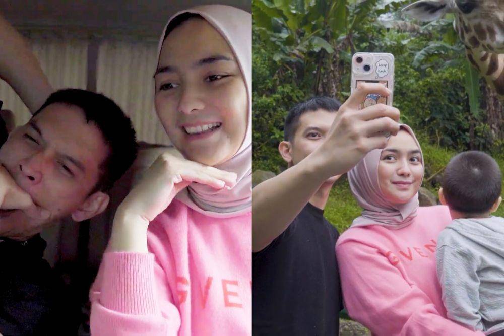 momen Rezky Aditya dan Citra Kirana bareng anak main ke kebun binatang (youtube.com/CikyCitraRezky)
