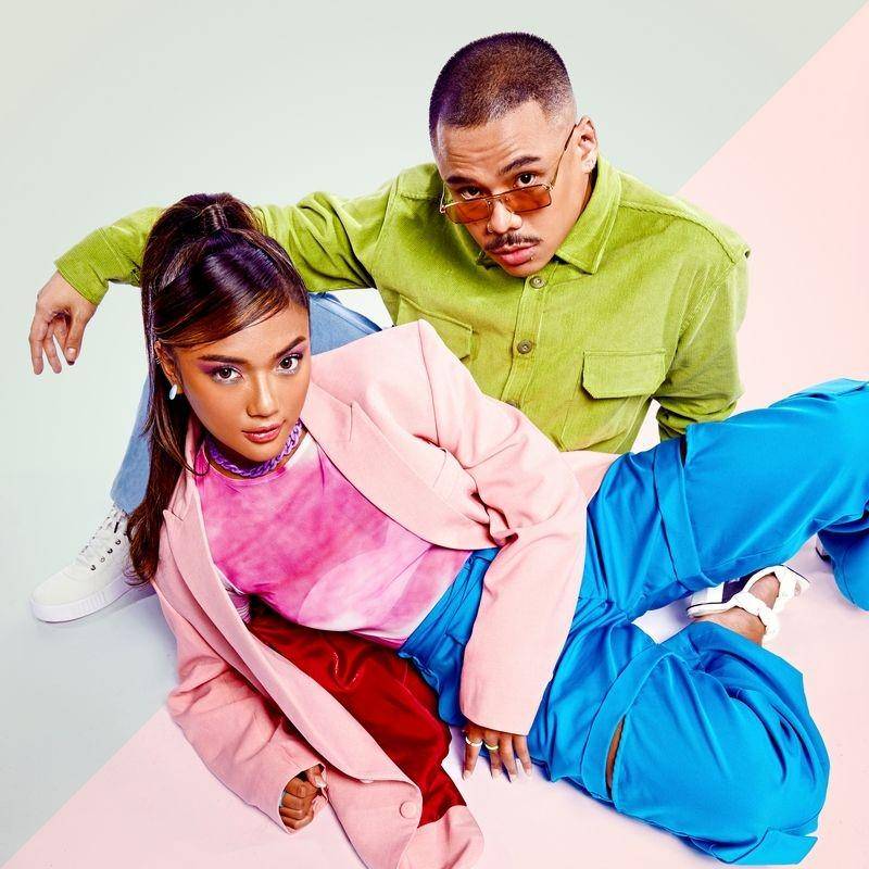Marion Jola dan Teza di Single Jatuh Cinta, OST Keluarga Cemara 2. (Dok. Sabs Indonesia)