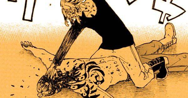 South dihajar Mikey sampai tewas ( Dok. Kodansha / Tokyo Revengers )