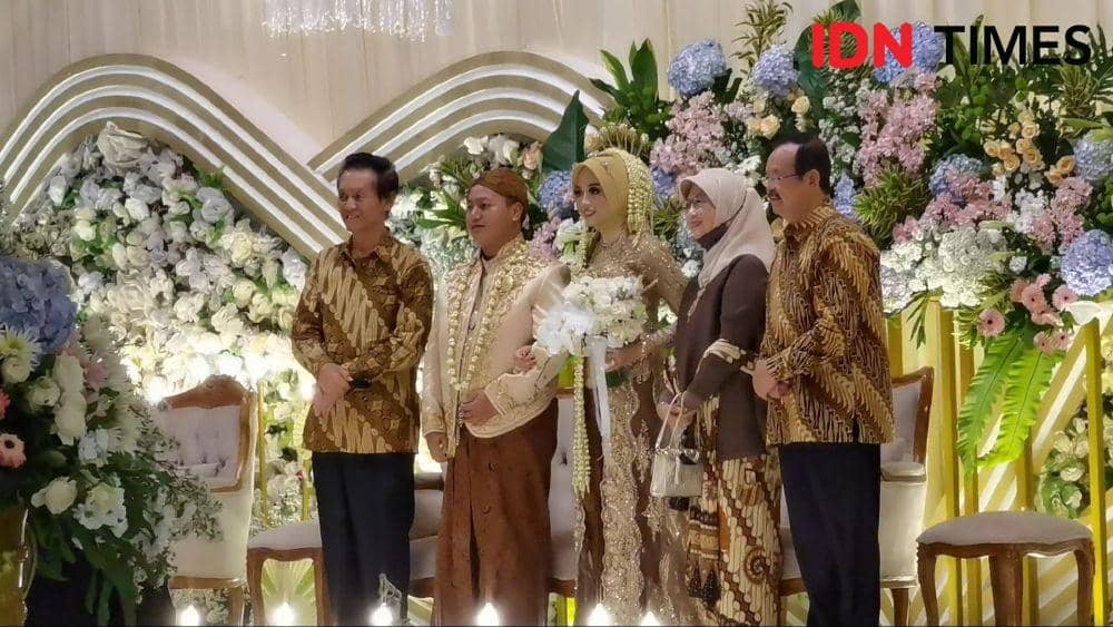 PresidResepsi putra Gus Karim di Sukoharjo. (IDN Times/Larasati Rey)