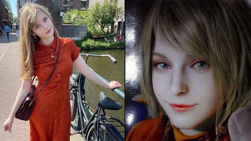 Ella Freya (kiri) dengan Ashley Graham versi remake