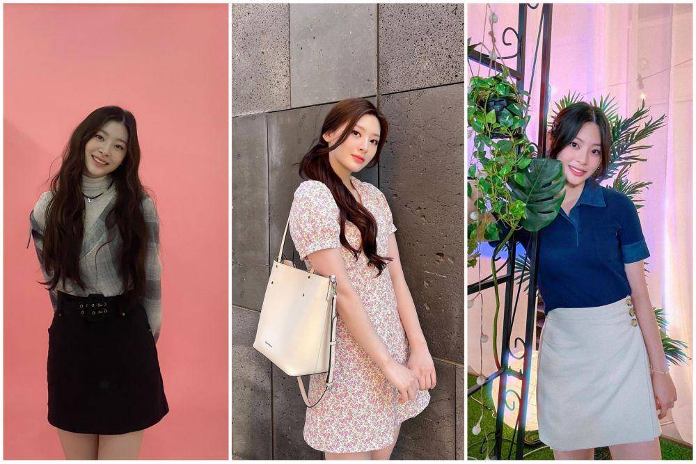 ide outfit ala Seeun STAYC (Instagram.com/stayc_highup) (twitter.com/STAYC_official)