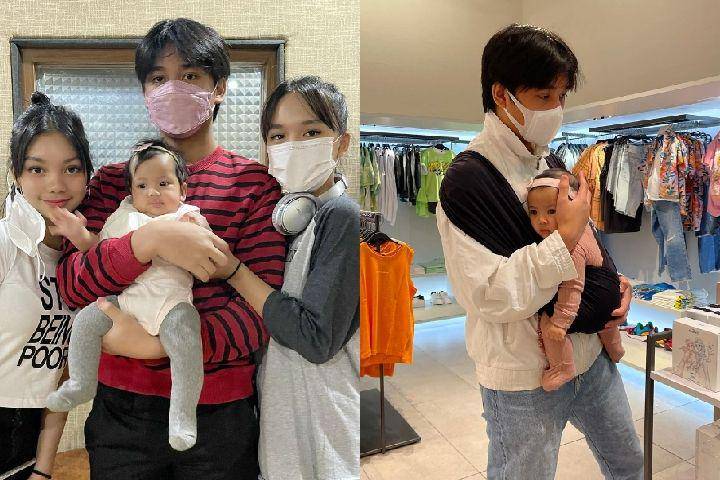 potret Bevan Putera momong baby Nakeya (instagram.com/riafinola)