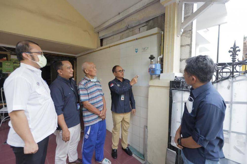 PGN dan BPH Migas sedang melaksanakan uji petik jaringan gas rumah tangga di Jateng dan Jatim. (dok. PGN)