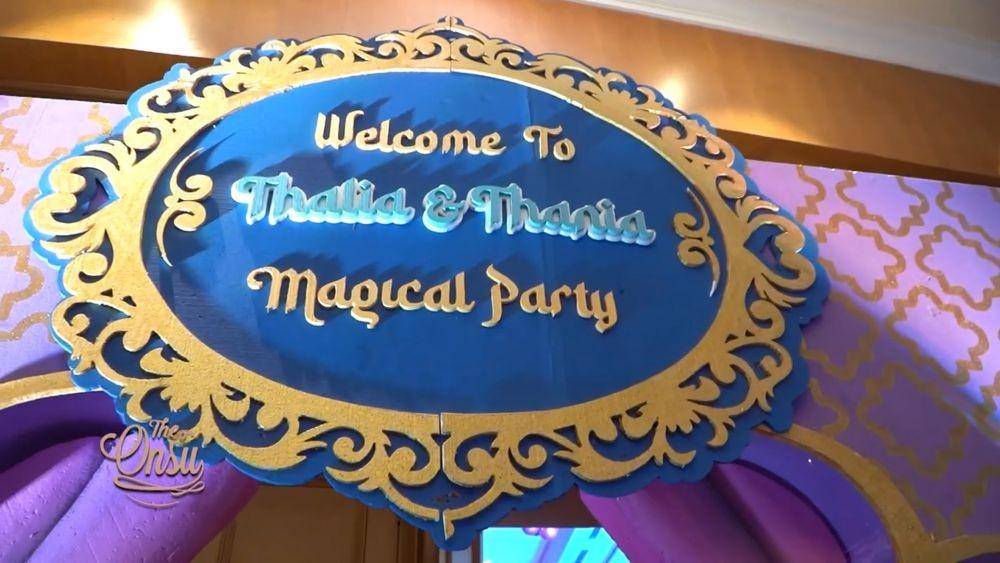 pesta ulang tahun Thalia dan Thania Onsu (youtube.com/theonsu)