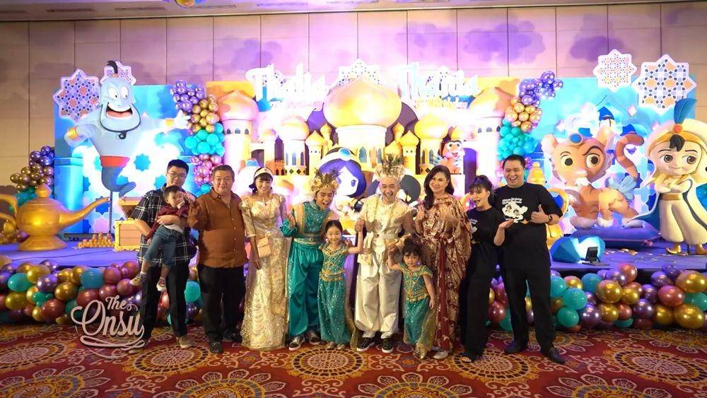 pesta ulang tahun Thalia dan Thania Onsu (youtube.com/theonsu)