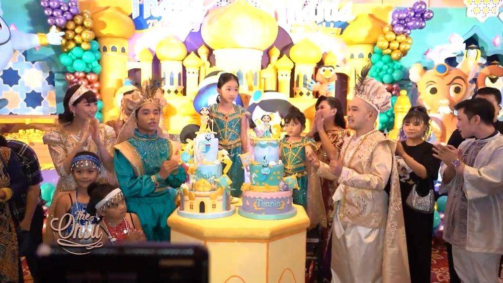 pesta ulang tahun Thalia dan Thania Onsu (youtube.com/theonsu)