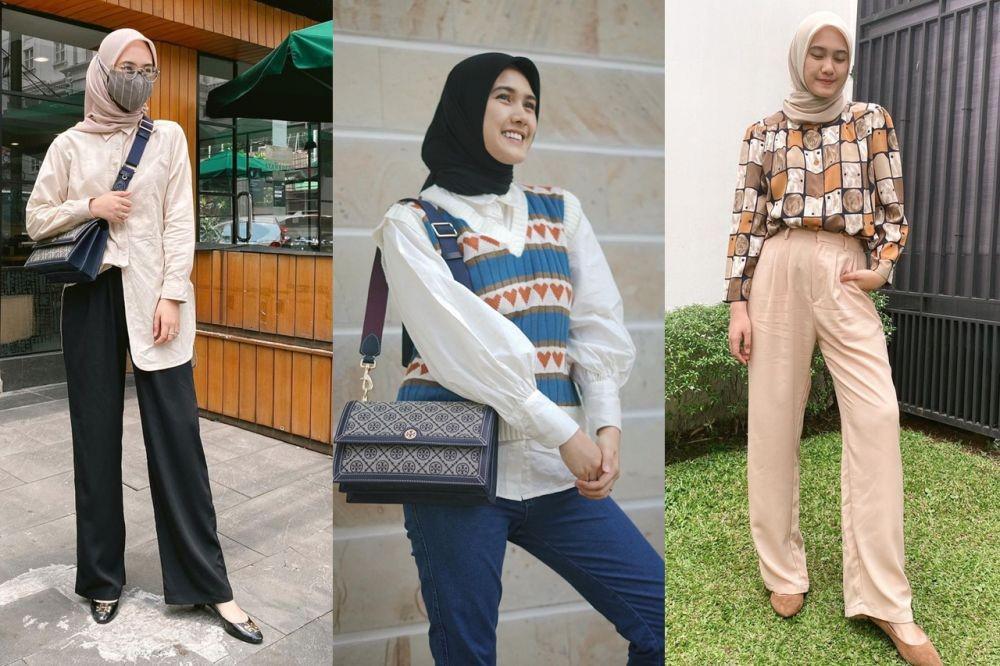 9 Style Hijab Kantoran ala Annissa, Adik Alyssa Soebandono yang Modis!