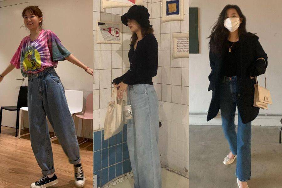Mix and match jeans ala Seulgi Red Velvet (instagram.com/hi_sseulgi)