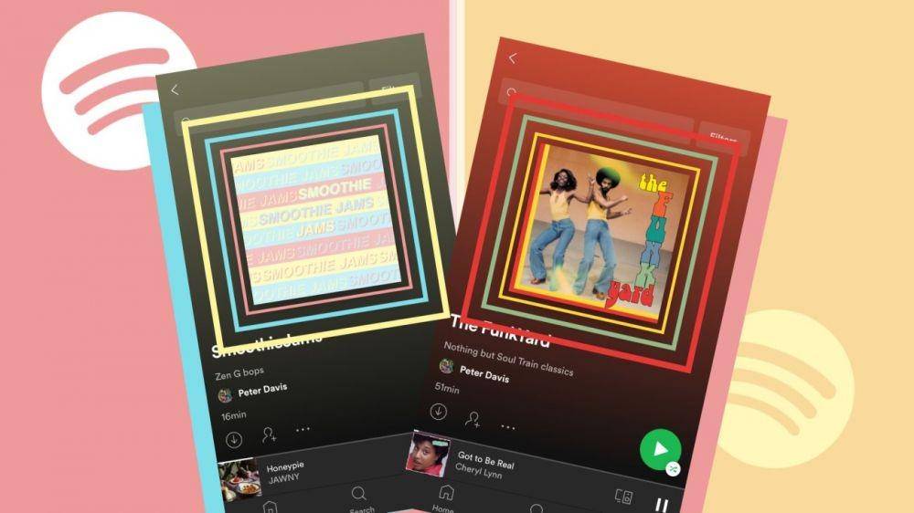 ilustrasi gambar cover playlist di Spotify (gadgetstouse.com)