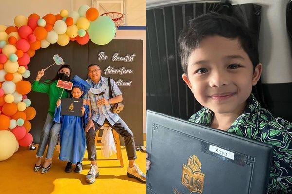 10 Potret Wisuda TK Arsya Hermansyah, Anang-Ashanty Mendampingi