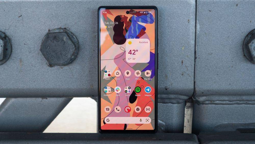 ilustrasi layar Pixel 6a (androidauthority.com)