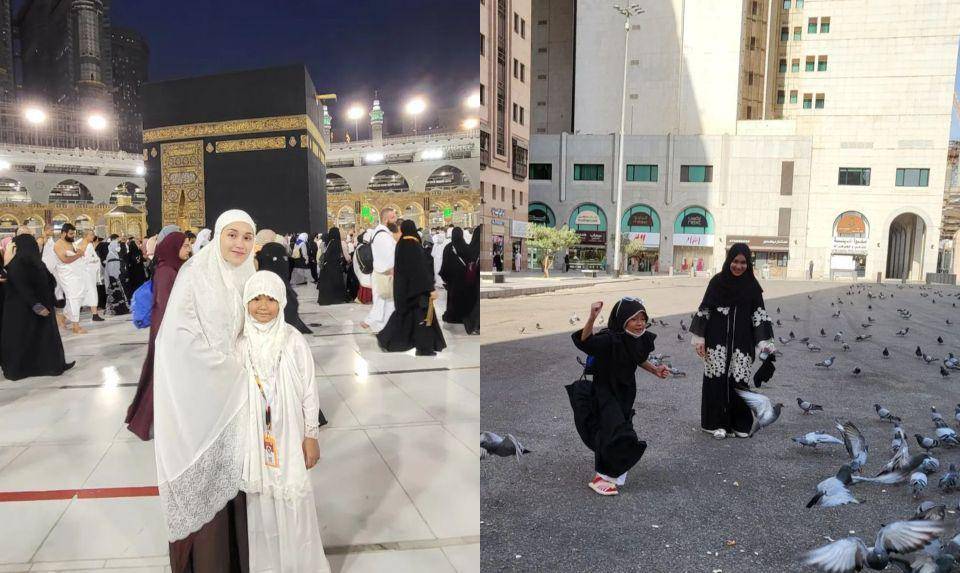 potret Bilqis saat umrah (instagram.com/ayutingting92)