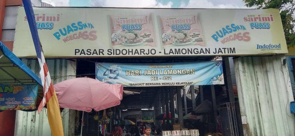 Pasar Tradisional Sidoharjo Kabupaten Lamongan. IDN Times/Imron
