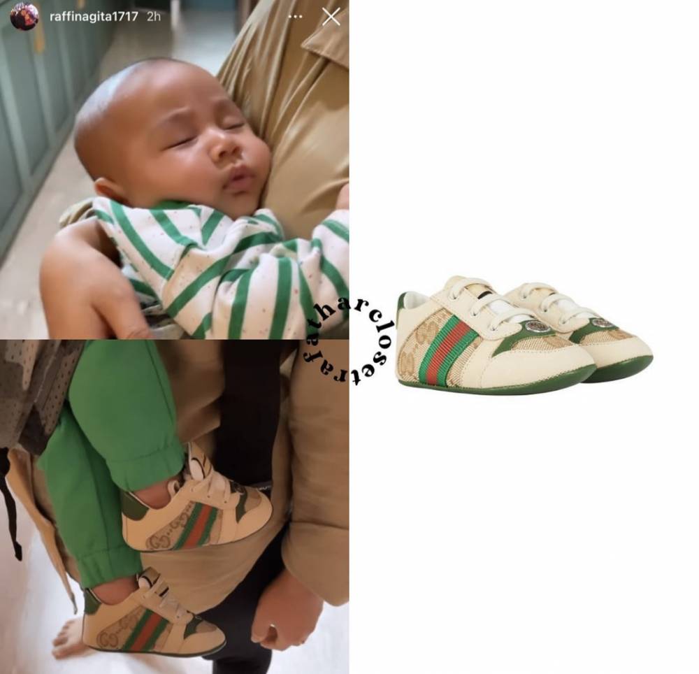 koleksi sepatu Rayyanza Malik Ahmad (instagram.com/rafatharcloset)