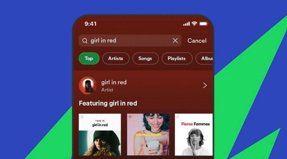 ilustrasi pencarian di Spotify (9to5mac.com)
