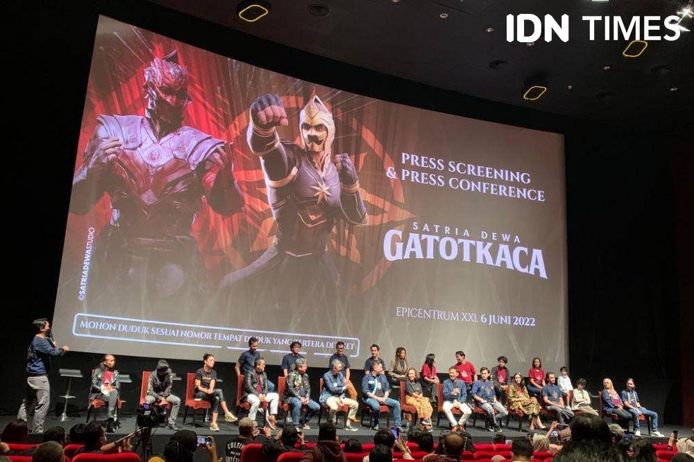 Konferensi pers Satria Dewa: Gatotkaca (IDN Times/Rafifa Shabira)