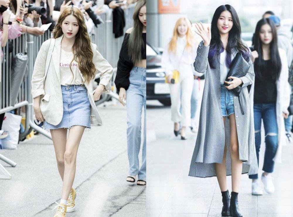 15 Referensi Outfit dengan Ragam Outer ala Sowon Eks GFriend, Stylish!